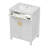 Rilya 24.2'' Single Bathroom Vanity with Ceramic Top