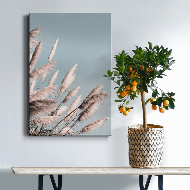 «Pretty Pampas II», reproduction de photo sur toile tendue, H 12 po x l 8 po x P 1 po