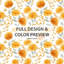 Ensemble de housse de couette Floral 3 pièces - housse de couette Boho Orange Marigold Mist-124208487