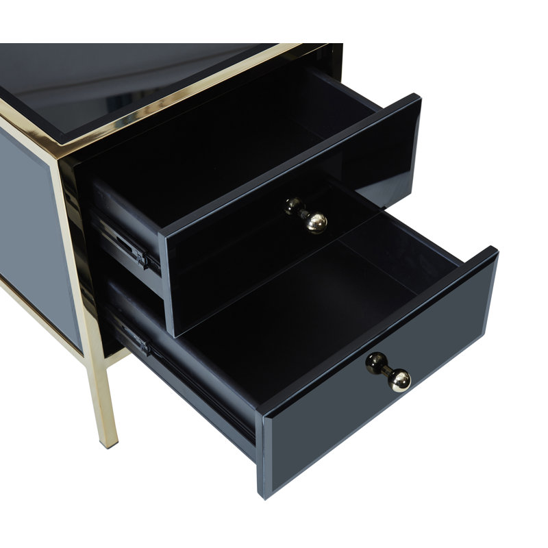 Cindy 2 Drawer Bedside Table
