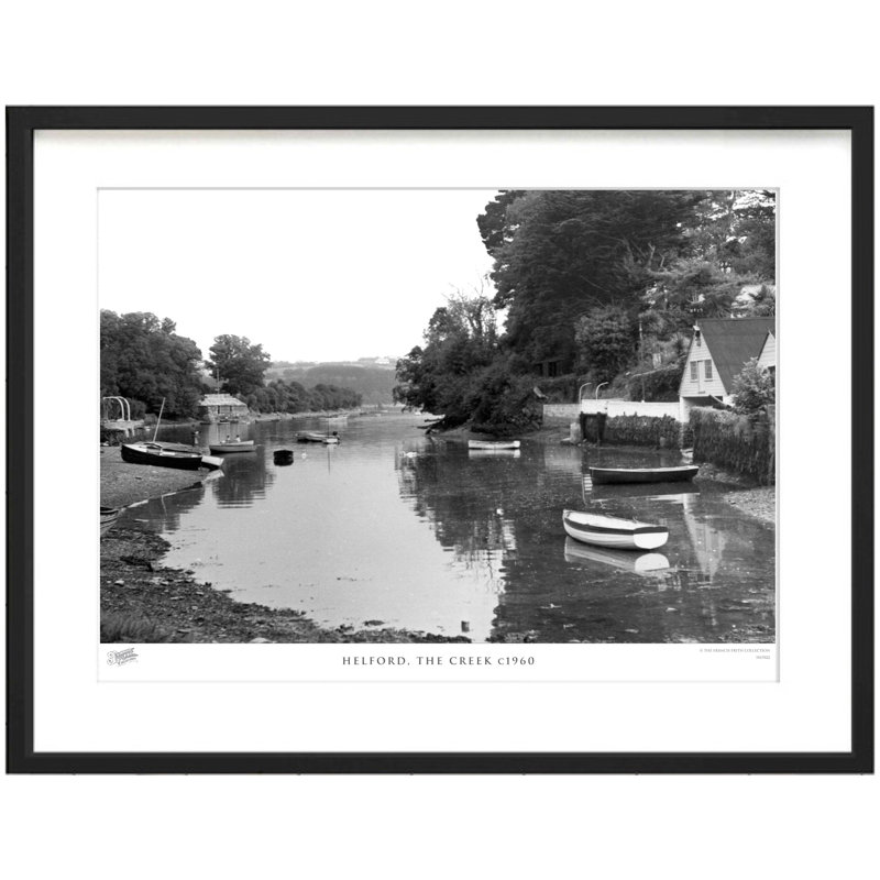 Helford, The Creek C1960 - Single Picture Frame Print, 40cm H x 50cm W x 2.3cm D