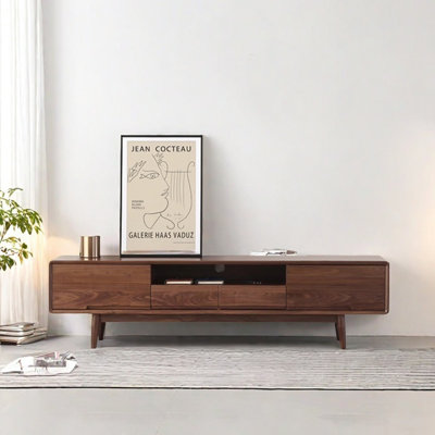 Retro design simple solid wood TV cabinet by LIZIYE
