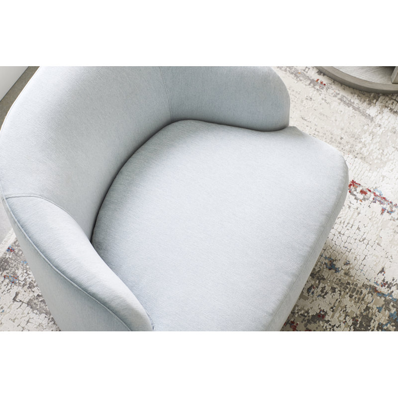 Arlington By Michael Weiss Swivel Barrel Chair, Ian Haze