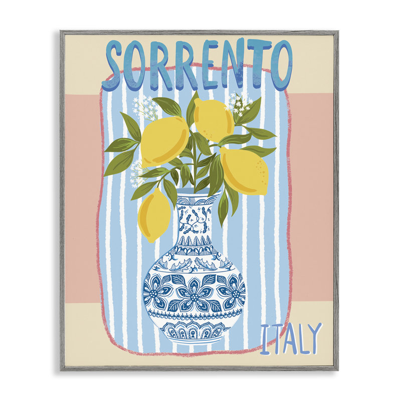  «Italian Summer Lemons», estampe numérique par Jo Reid, H 14 po x l 11 po, Estampe numérique Farmhouse