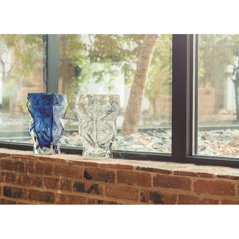 Vase de table en cristal 11,0236 po Fractal