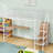Metal Loft Bed With LED Lighting, Built-In Desk,Staircase, And Wardrobe-502998909-502998907