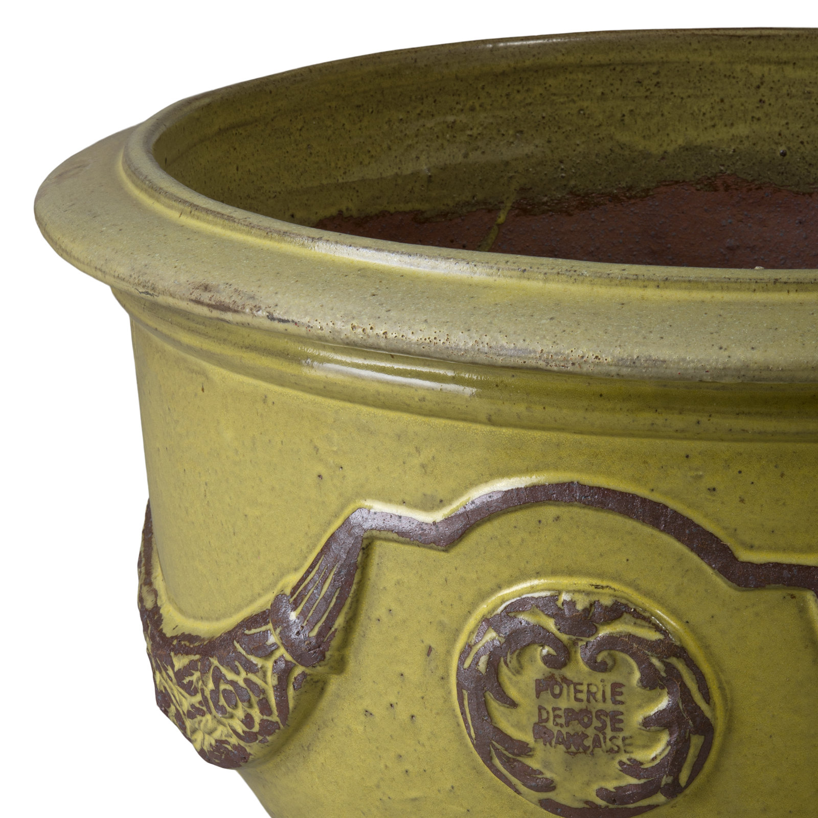 Anduze Ceramic Pot Planter, 20" H x 27" W x 27" D