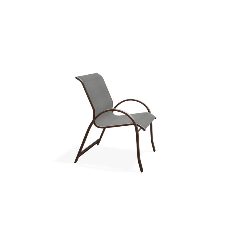 Aruba 1 Outdoor Dining Armchair, Kona