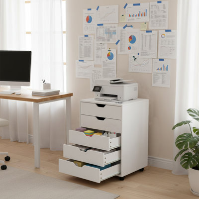 49 cm W 5 -Drawer Filing Cabinet