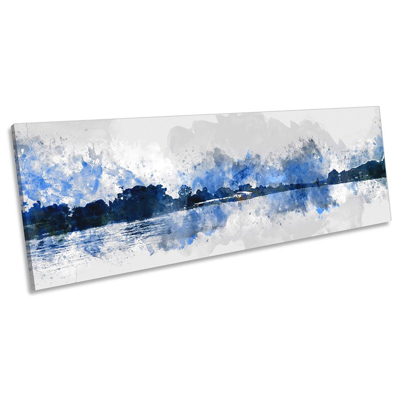 Landscape Minimalist - Wrapped Canvas Panoramic Print, 40.64cm H x 121.92cm W x 2cm D