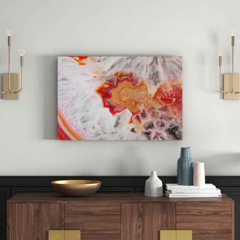 Agate Island by Marmont Hill - Wrapped Canvas Painting, 61 cm H x 91 cm W