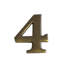 Kelesia 6cm H Reflective Metal House Number-1929703326-1929703298