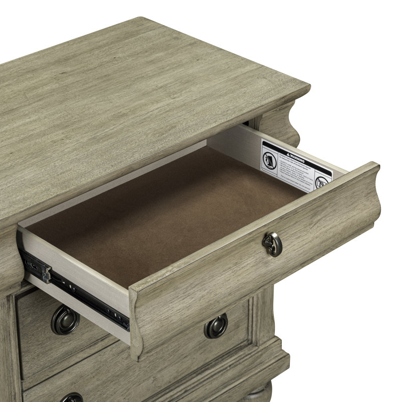 Ensemble de table de chevet Lenny Two, Blanc