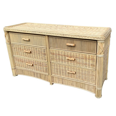 Commode double 6 tiroirs Woodlake