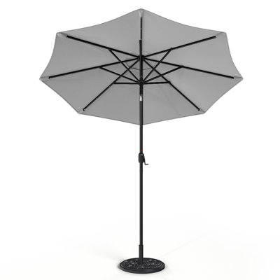 Aislynn 3m Traditional Parasol with LED Light