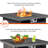 Betonia 30" Square Propane Gas Fire Pit Table, 55000 Btu All-Weather Wicker Fireplace For Patio Deck Garden Backyard-663031706