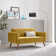 Tolly Seater Sofa Modern Deco Design - Soft Touch Luxury Velvet Retro Accent Chair In a Box