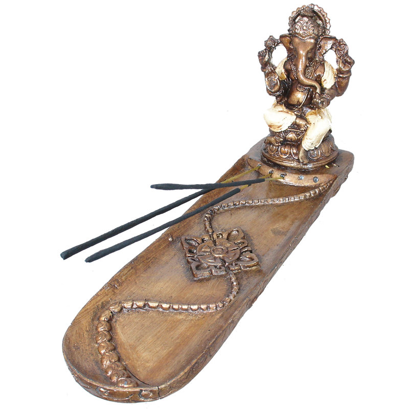 Porte-encens figurine elayanti, Blanc
