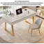 Bureau de table en pierre frittée Light Luxury-124355661