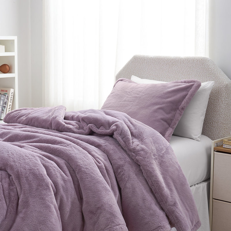 Ensemble d'édredon surdimensionné Coma, Mauve, Twin XL Comforter + 1 Standard Sham