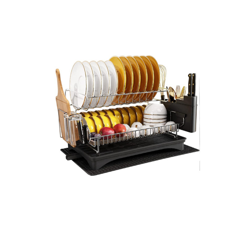 Frifoho Kitchen Counter Metal Dish Rack