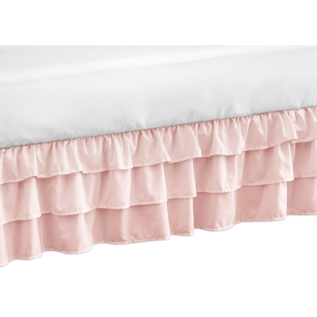 Harper 3-Tiered Crib 15" Bed Skirt Sweet Jojo Designs 