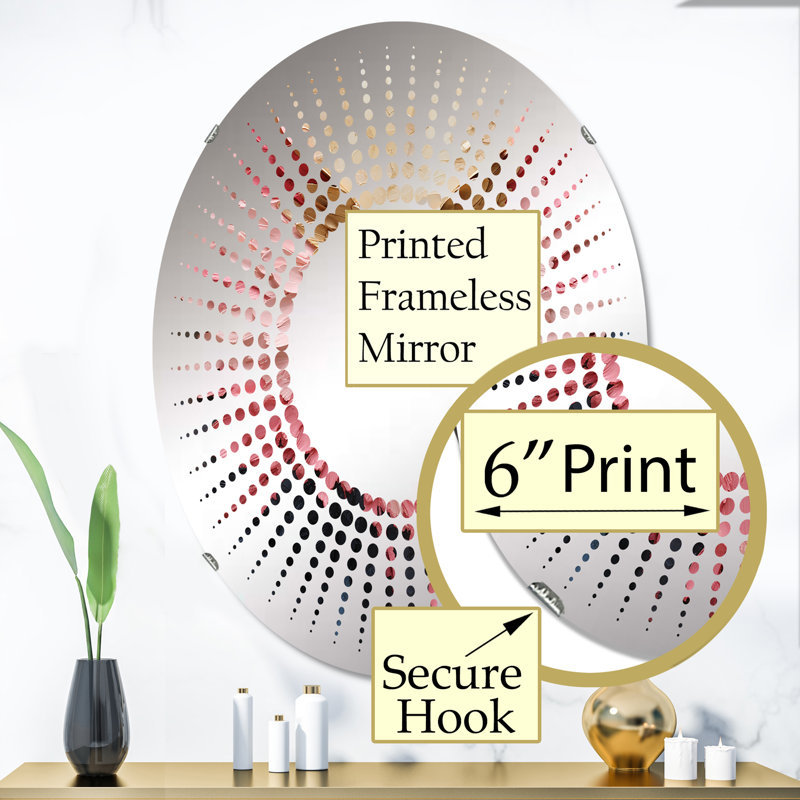 Martini Glass Mystery Wall Mirror, Drinkware Green Traditional - Martini Glass Mystery III, 30" x 20"