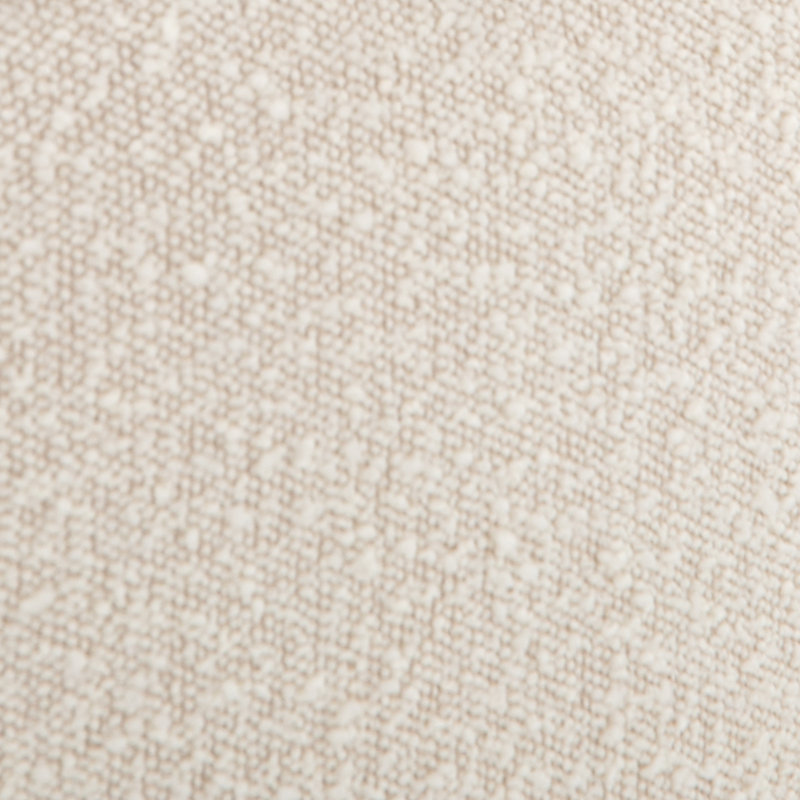 Kensington 36" Round Cocktail Ottoman, Knoll Natural Boucle, Distressed Natural