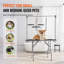 Table de toilettage pliable en acier H 66,2 po x l 36 po x P 24 po-101829155-101829154