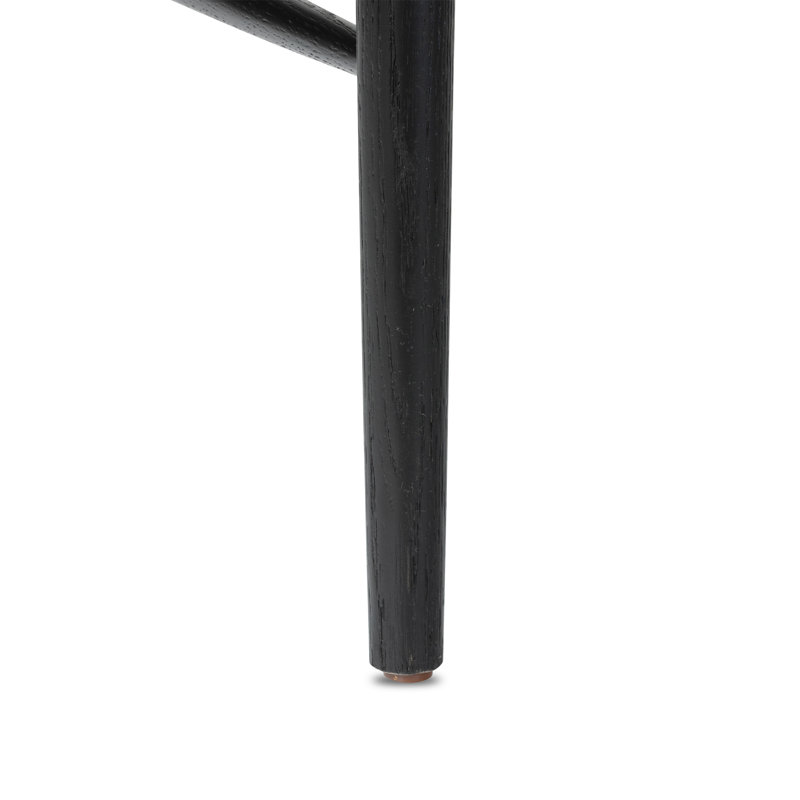 Chaise en bois Ligna, Noir
