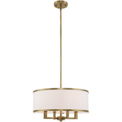 4 - Light Drum Chandelier