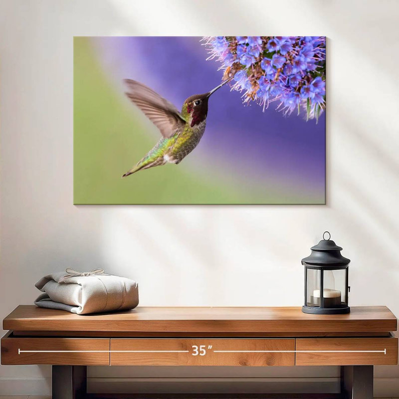 Brampt Nectar Sipping Hummingbird, 16" H x 24" W