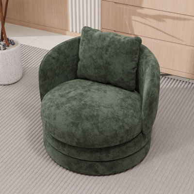Fauteuil d'appoint large et moderne rembourré