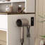 Coiffeuse Farmhouse avec miroir lumineux et rangement