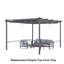 Auvent de remplacement pour pergola Aoodor-114884129-114884130