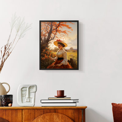 WOMEN Series DCCCXLI  -Premium Framed Print -Ready to Hang - No Nails Required