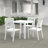 Quadis 4 - Person Patio Dining Set with Square Table-1826423169