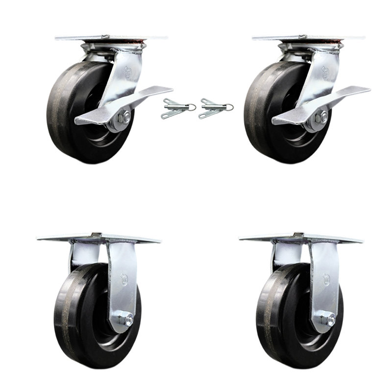 4 Piece Phenolic Caster Set