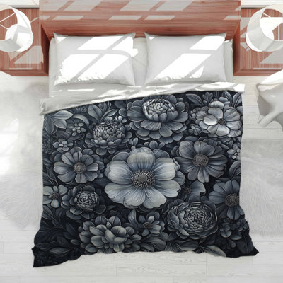 Flowers Bedding Floral Comforter Hollywood Regency