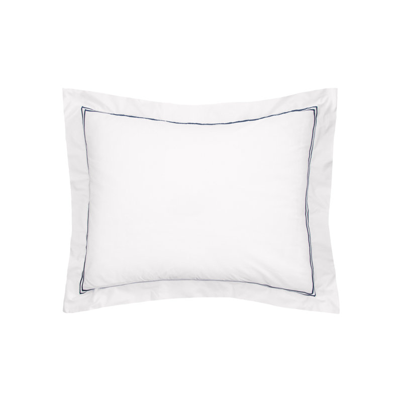 Coltrane 100% Cotton Envelope Sham, Standard/Twin, Ink