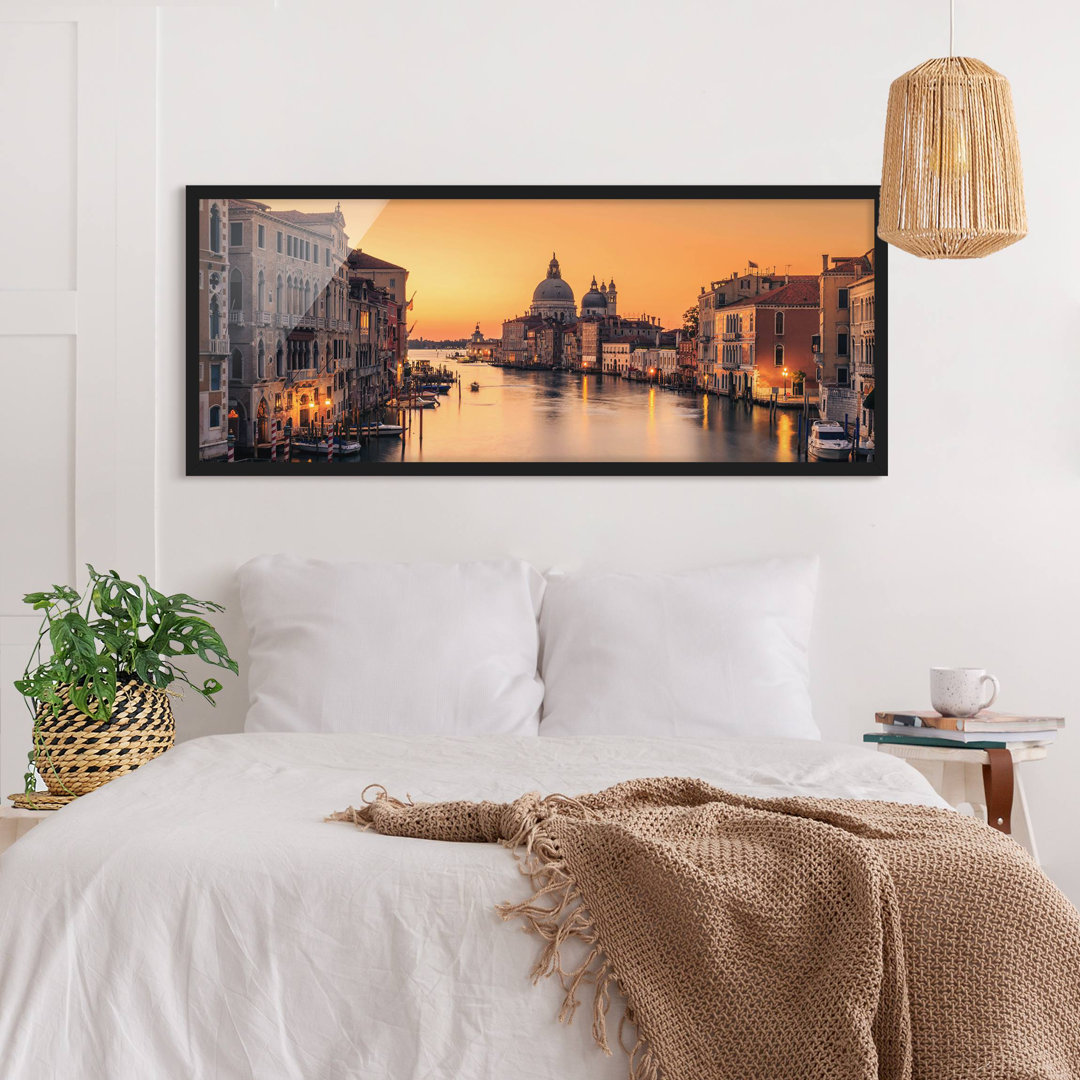 Gerahmtes Poster Golden Venice