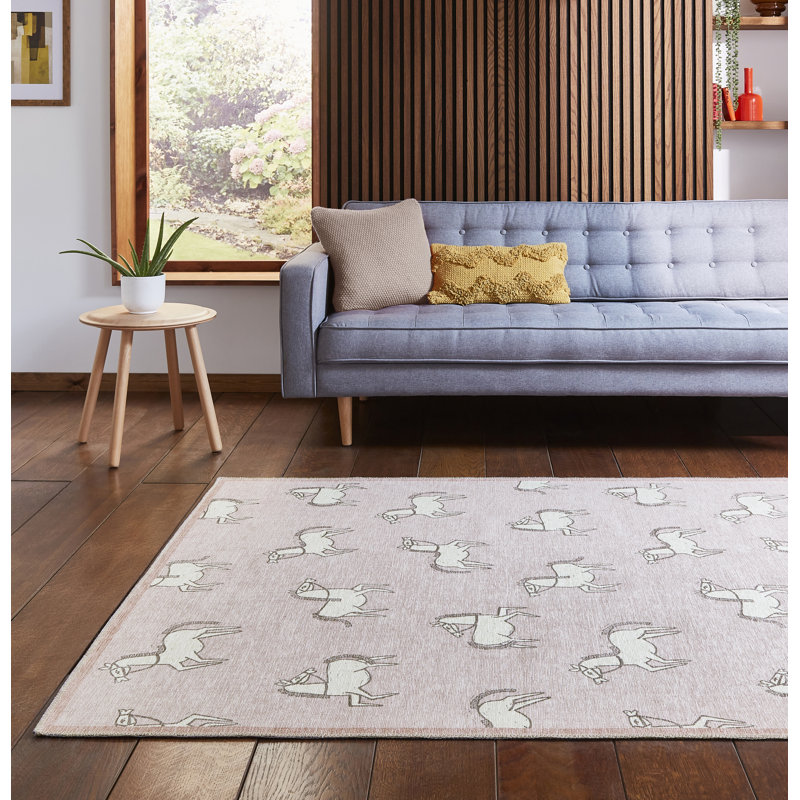 Scion Animal Print Digitally Printed 120cm X 170cm Area Rug, Rectangle 120 x 170 cm