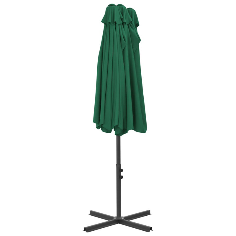 Parasol de marché 106,3 po x 181,1 po, Vert
