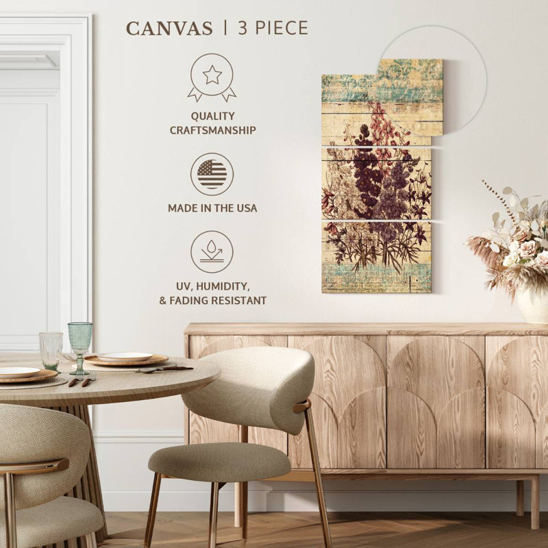 Flowers On Wood