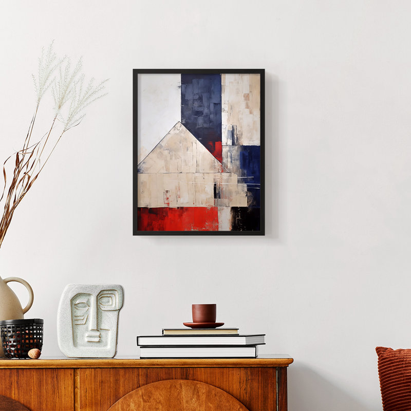 Paysages de la série CIX - reproduction encadrée de qualité supérieure - prête à être accrochée - aucun clou requis