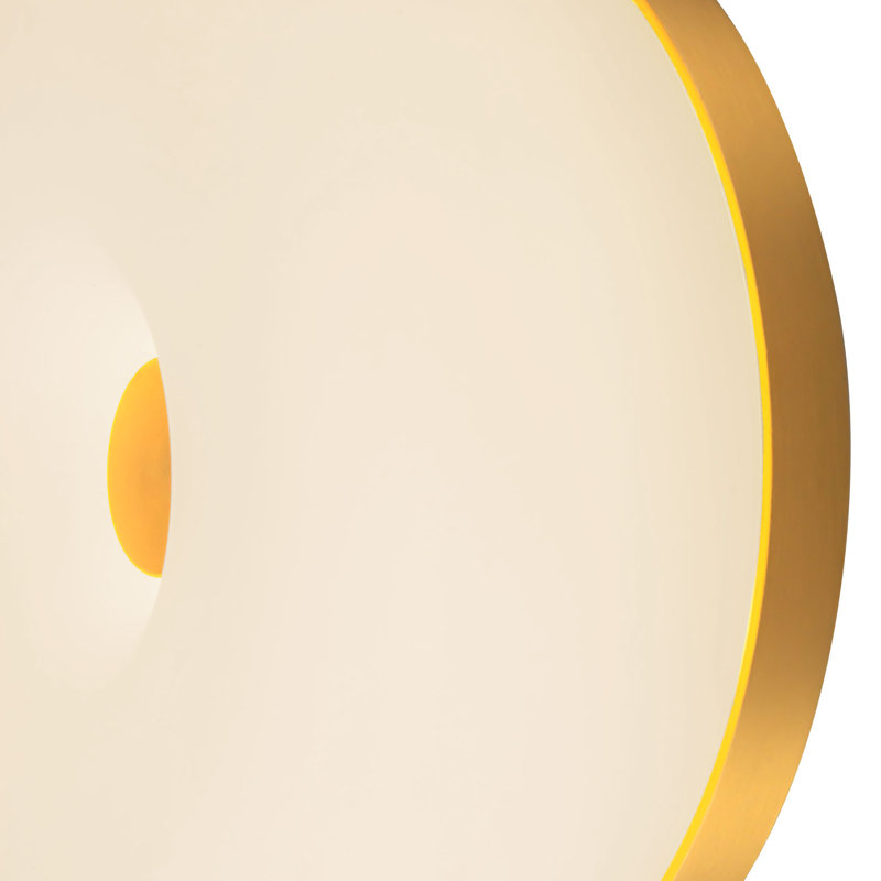 Jada 5-in Gold dimmable LED Wall Sconce, Brushed Gold