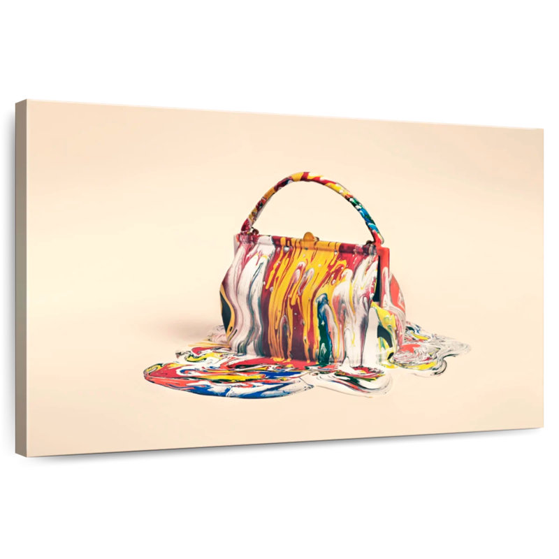 Sac Sh ruisseau ruisselant de peinture, H 24 po x l 36 po