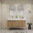 59" Wall-Mounted Double Bathroom Vanity Set-70381287