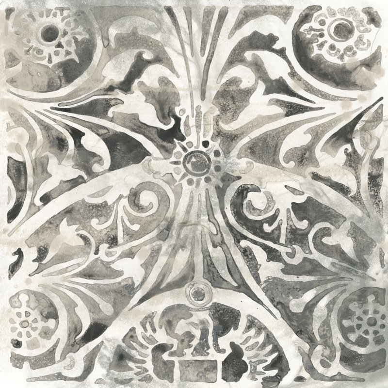 Antique Stone Tile IV by June Erica Vess - Wrapped Canvas Print, 91cm H x 91cm W