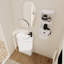 Meuble-lavabo autoportant de 23 po avec lavabo et support de rangement, portes à fermeture douce-204283474